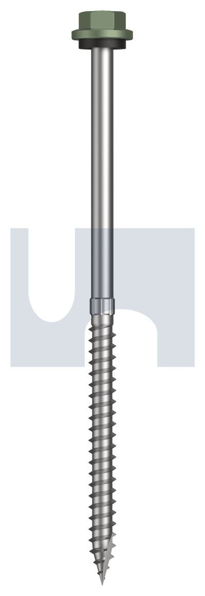 TYPE 17 HEX HEAD + WASHER CL4 PE T17 SEAL HX S:14-10X125 thumbnail 5