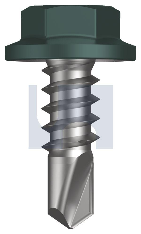 METAL SDS FLANGED HEX HEAD CL4 PL MET FLG HX: 8-18X 12 thumbnail 5