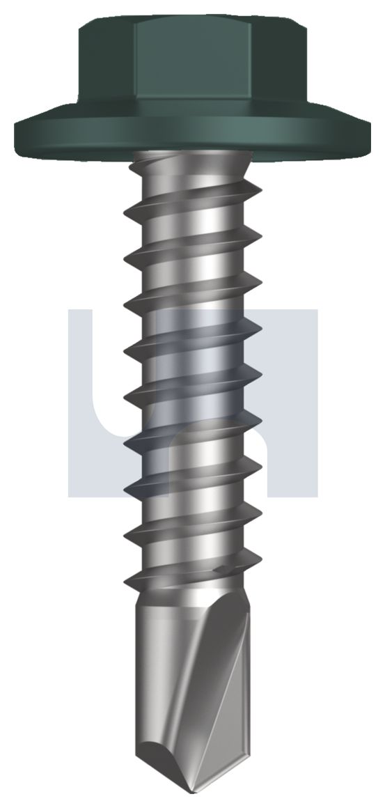 METAL SDS FLANGED HEX HEAD CL4 PL MET FLG HX:12-14X 25 thumbnail 5