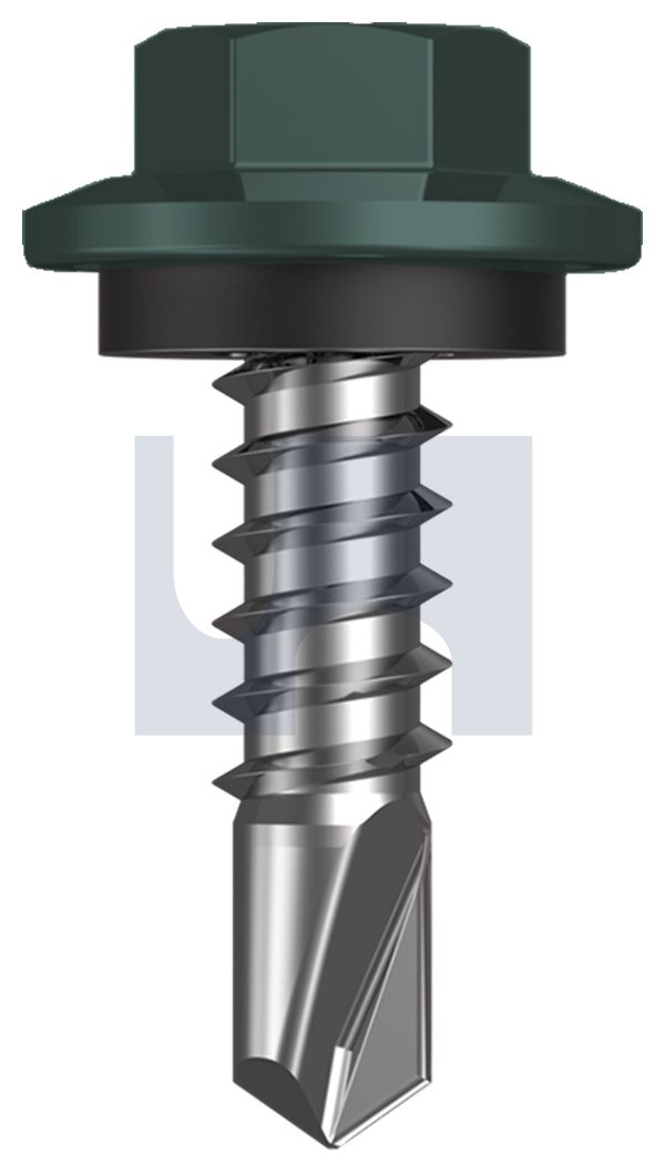 METAL SDS HEX HEAD + WASHER CL4 PL MET SEAL HX:12-14X 20 thumbnail 5