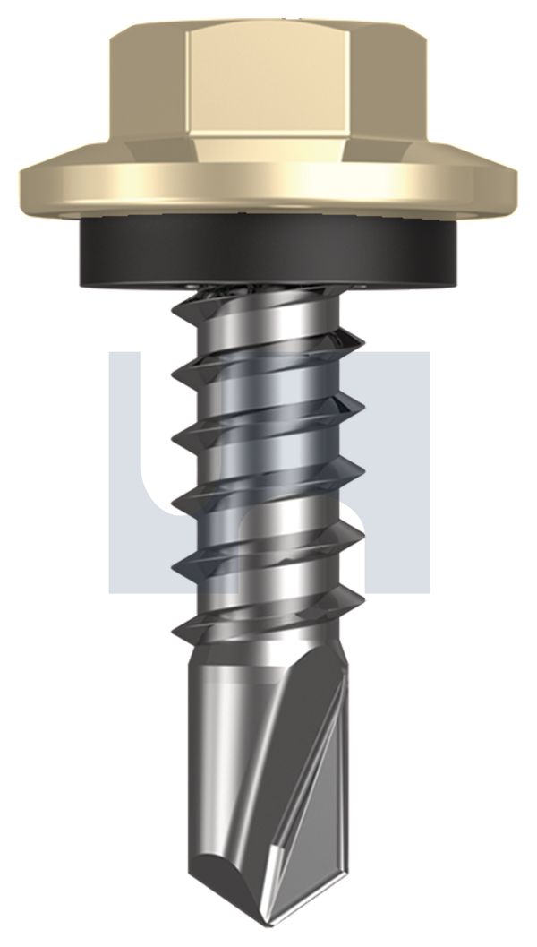 METAL SDS HEX HEAD + WASHER CL4 PR MET SEAL HX:12-14X 20 thumbnail 5