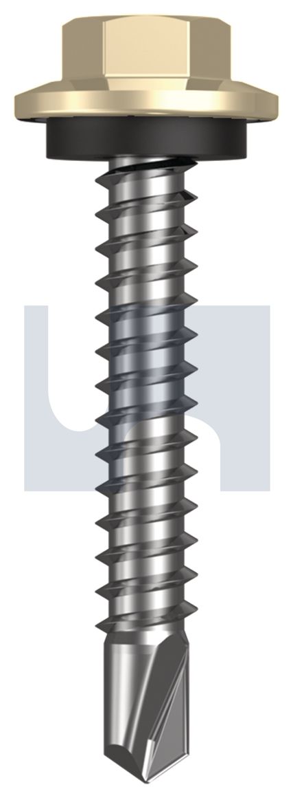 METAL SDS HEX HEAD + WASHER CL4 PR MET SEAL HX:12-14X 35 thumbnail 5