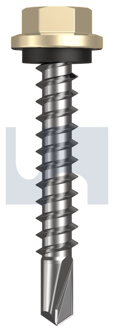 METAL SDS HEX HEAD + WASHER CL4 PR MET SEAL HX:14-10X 42 thumbnail 5