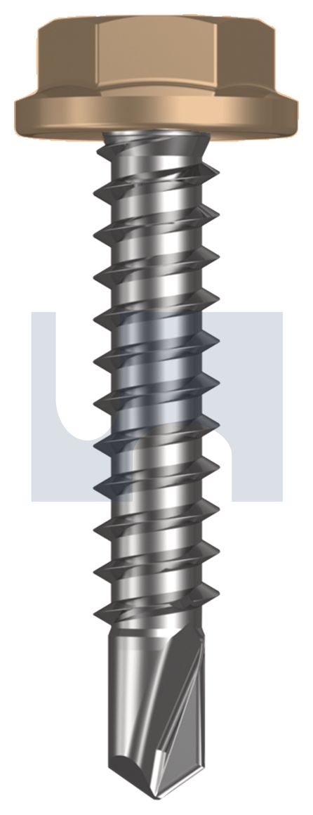 METAL SDS FLANGED HEX HEAD CL4 PT MET FLG HX:10-16X 25 thumbnail 5