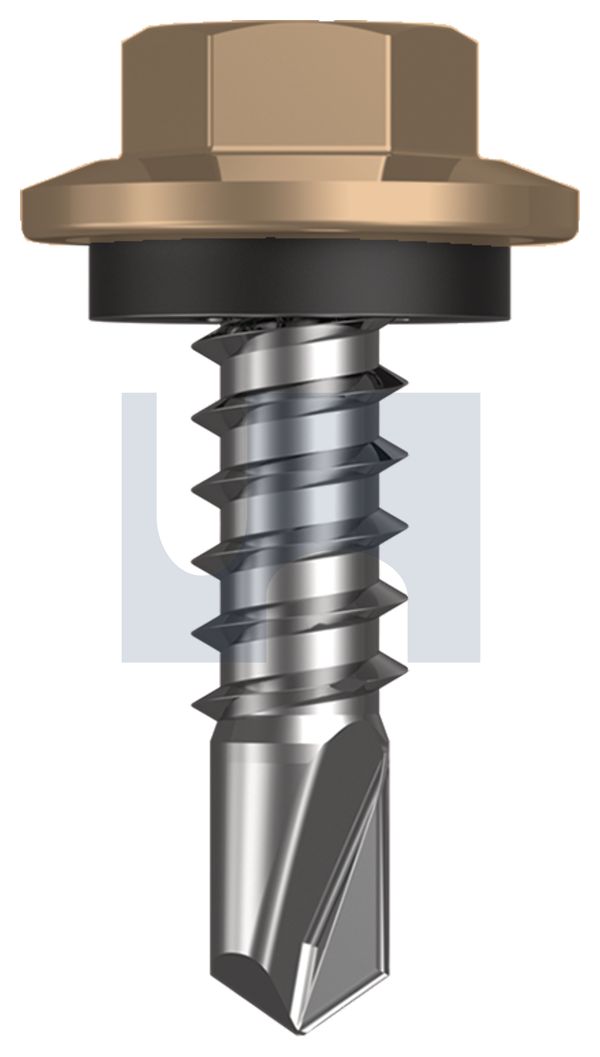 METAL SDS HEX HEAD + WASHER CL4 PT MET SEAL HX:12-14X 20 thumbnail 5