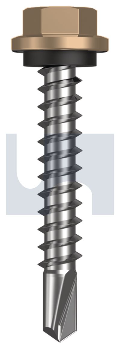 METAL SDS HEX HEAD + WASHER CL4 PT MET SEAL HX:14-10X 42 thumbnail 5