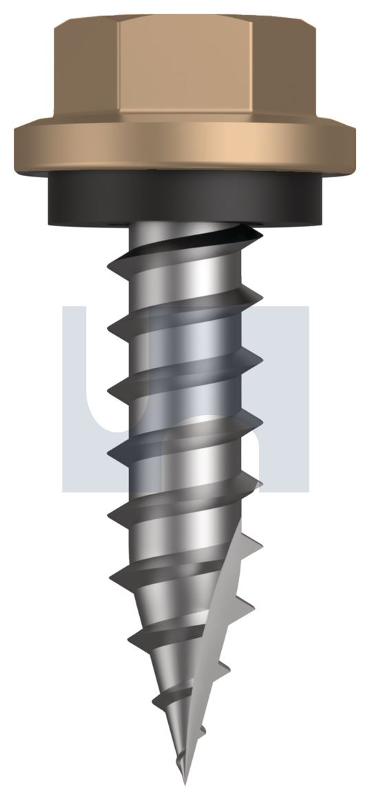 TYPE 17 HEX HEAD + WASHER CL4 PT T17 SEAL HX:14-10X 25 thumbnail 5