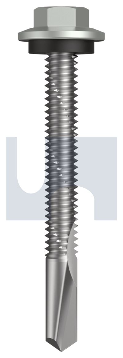 s500 SDS HEX HEAD + WASHER CL4 SG S500 SEAL HX:12-24X 50 thumbnail 5
