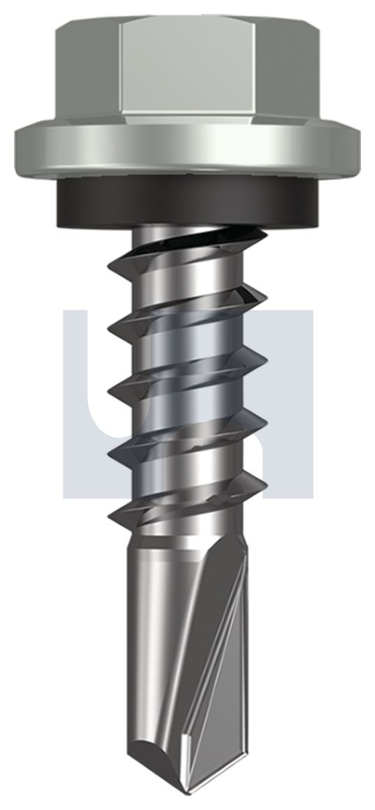METAL SDS HEX HEAD + WASHER CL4 SG MET SEAL HX:14-10X 25 thumbnail 5