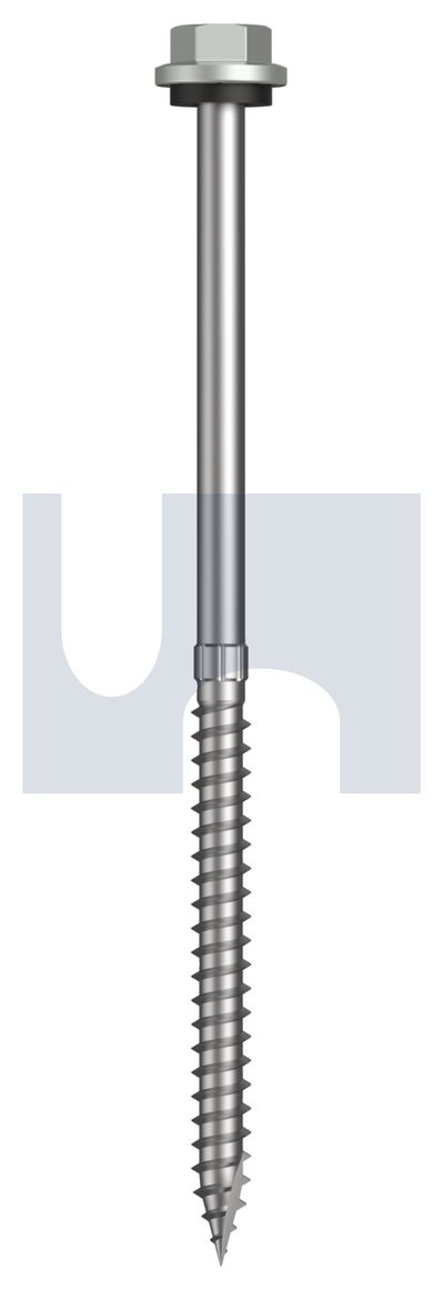 TYPE 17 HEX HEAD + WASHER CL4 SG T17 SEAL HX S:14-10X125 thumbnail 5