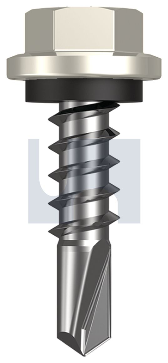 METAL SDS HEX HEAD + WASHER CL4 SM MET SEAL HX:14-10X 25 thumbnail 5