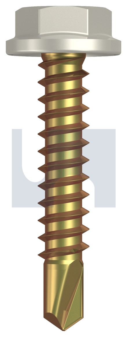METAL SDS FLANGED HEX HEAD ZYP SO MET FLG HX:10-16X 25 thumbnail 5