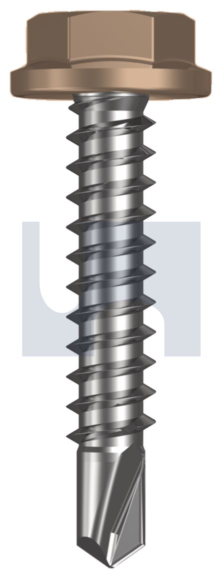 METAL SDS FLANGED HEX HEAD CL4 ST MET FLG HX:10-16X 25 thumbnail 5