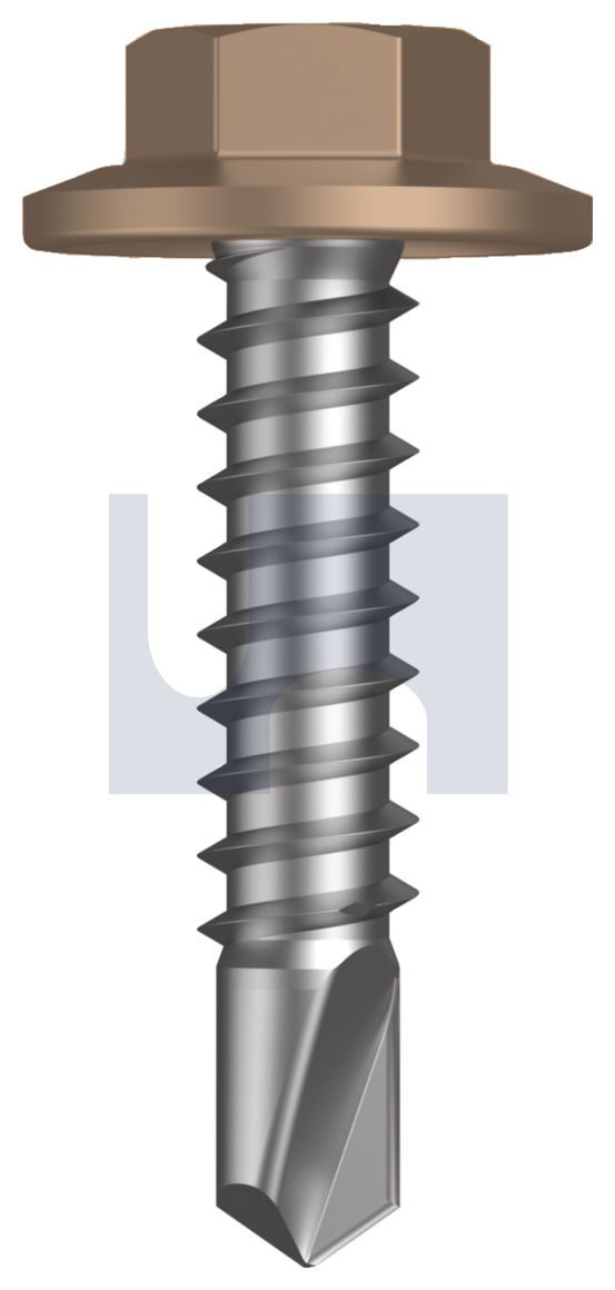 METAL SDS FLANGED HEX HEAD CL4 ST MET FLG HX:12-14X 25 thumbnail 5