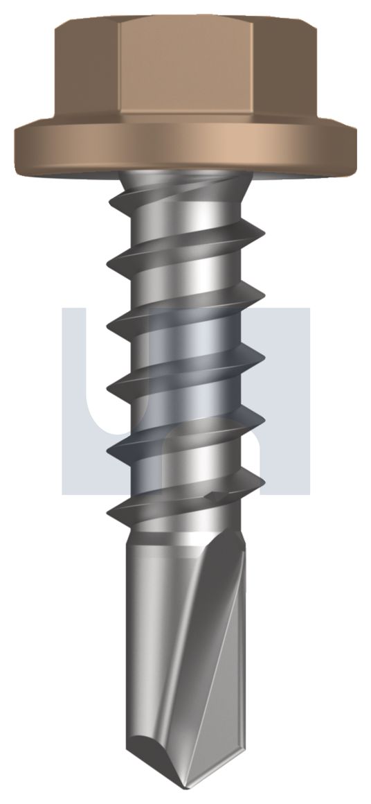 METAL SDS FLANGED HEX HEAD CL4 ST MET FLG HX:14-10X 25 thumbnail 5