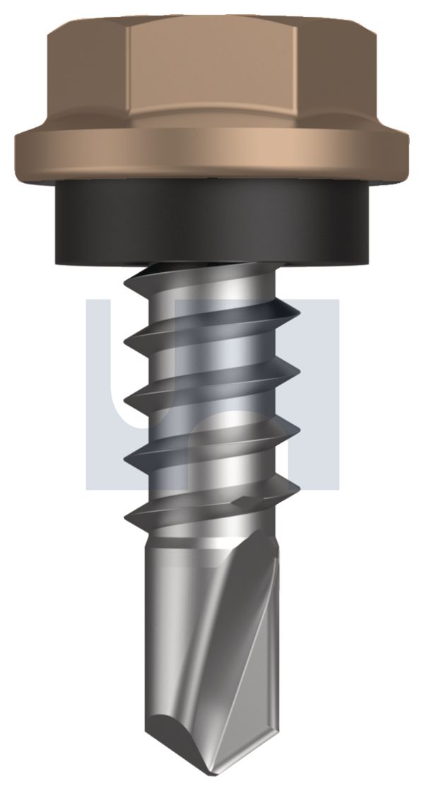 METAL SDS HEX HEAD + WASHER CL4 ST MET SEAL HX:10-16X 16 thumbnail 5
