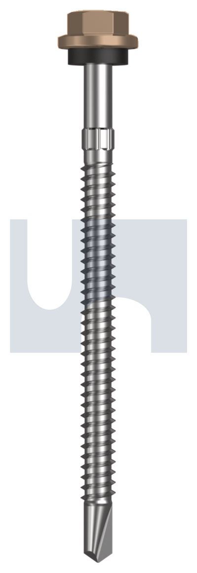 METAL SDS HEX HEAD + WASHER CL4 ST MET SEAL HX S:14-14X 90 thumbnail 5