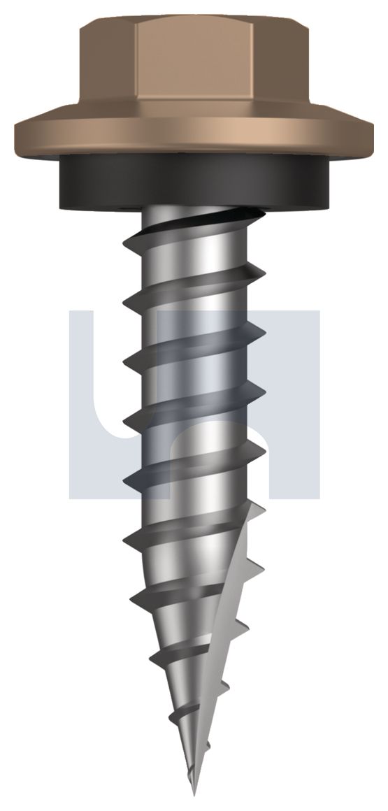 TYPE 17 HEX HEAD + WASHER CL4 ST T17 SEAL HX:12-11X 25 thumbnail 5