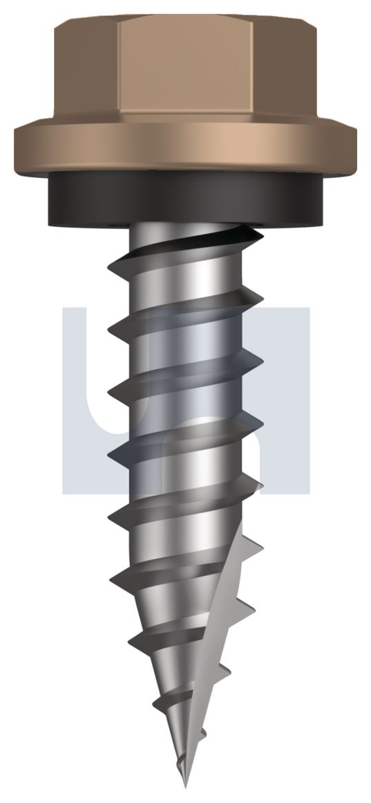 TYPE 17 HEX HEAD + WASHER CL4 ST T17 SEAL HX:14-10X 25 thumbnail 5