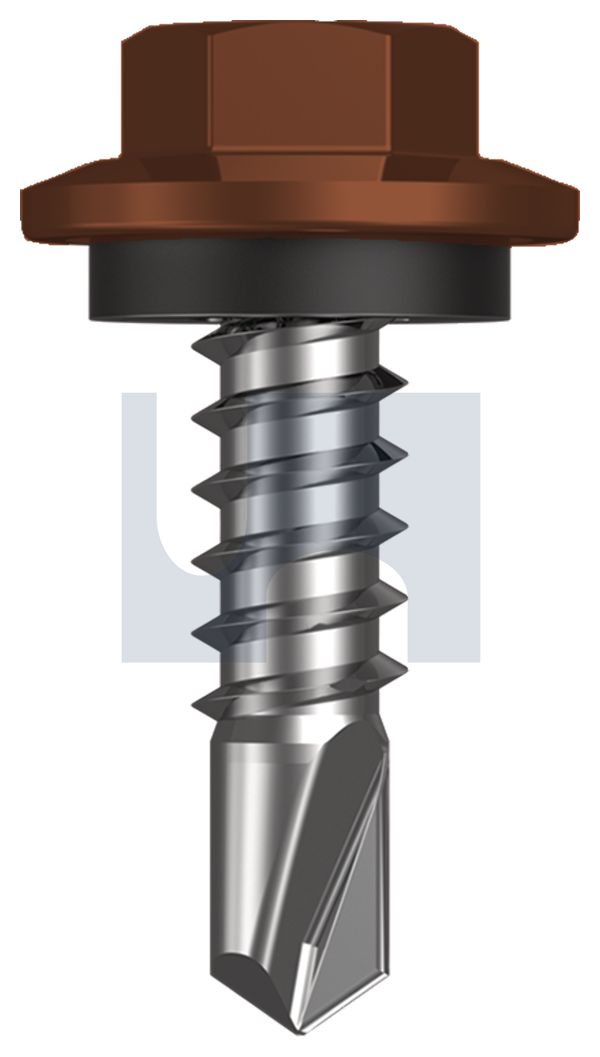 METAL SDS HEX HEAD + WASHER CL4 TE MET SEAL HX:12-14X 20 thumbnail 5
