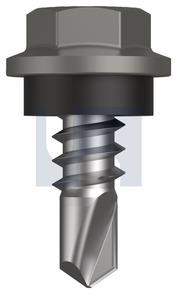 METAL SDS HEX HEAD + WASHER CL4 WA MET SEAL HX: 8-18X 12 thumbnail 5