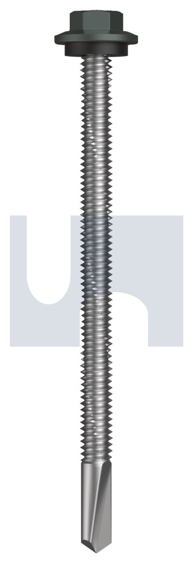 s500 SDS HEX HEAD + WASHER CL4 WG S500 SEAL HX:12-24X 85 thumbnail 5