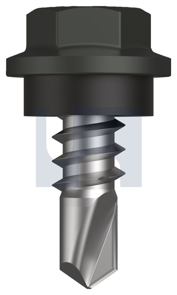 METAL SDS HEX HEAD + WASHER CL4 WG MET SEAL HX: 8-18X 12 thumbnail 5