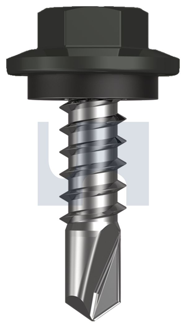 METAL SDS HEX HEAD + WASHER CL4 WG MET SEAL HX:12-14X 20 thumbnail 5