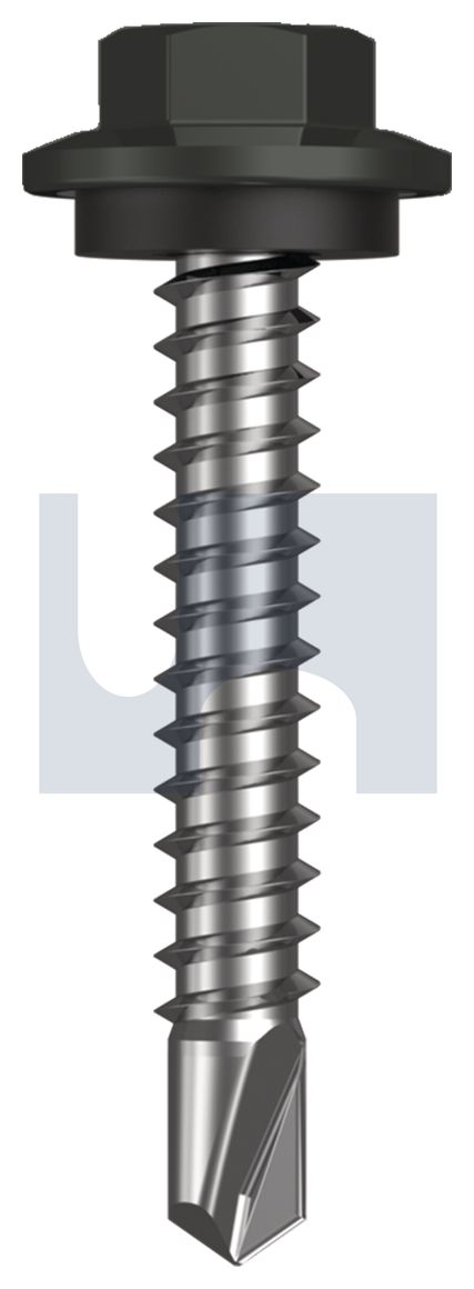METAL SDS HEX HEAD + WASHER CL4 WG MET SEAL HX:12-14X 35 thumbnail 5