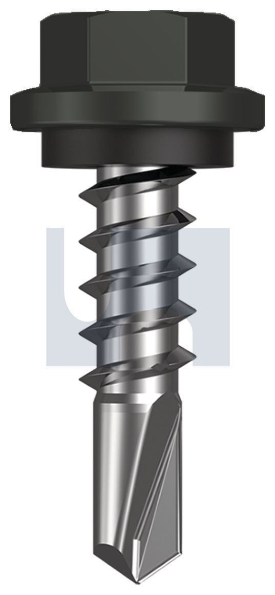METAL SDS HEX HEAD + WASHER CL4 WG MET SEAL HX:14-10X 25 thumbnail 5