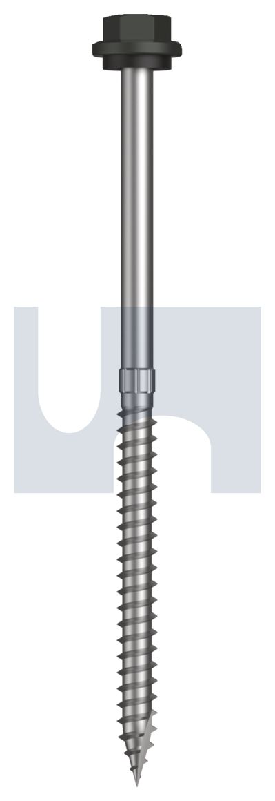 TYPE 17 HEX HEAD + WASHER CL4 WG T17 SEAL HX S:14-10X115 thumbnail 5