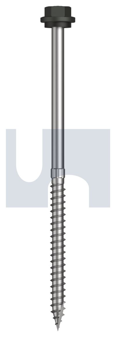 TYPE 17 HEX HEAD + WASHER CL4 WG T17 SEAL HX S:14-10X125 thumbnail 5