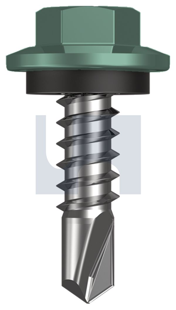 METAL SDS HEX HEAD + WASHER CL4 WI MET SEAL HX:12-14X 20 thumbnail 5