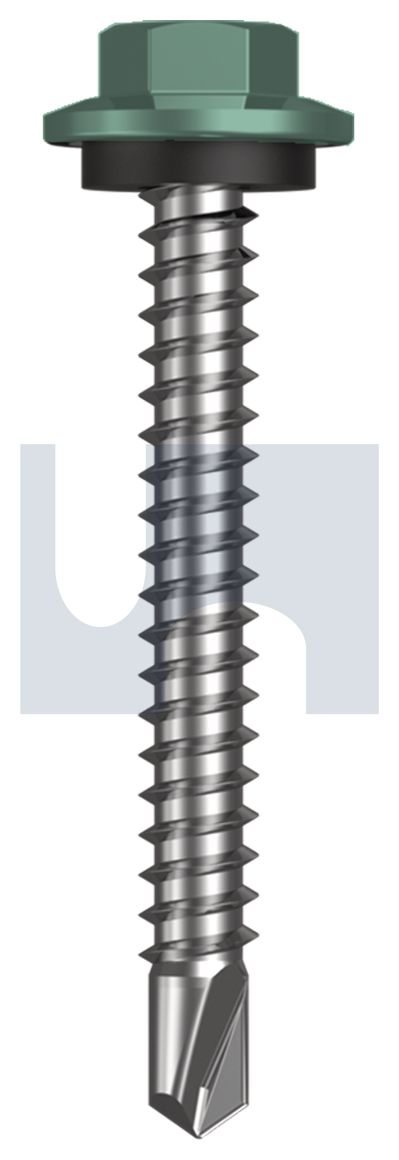 METAL SDS HEX HEAD + WASHER CL4 WI MET SEAL HX:12-14X 45 thumbnail 5