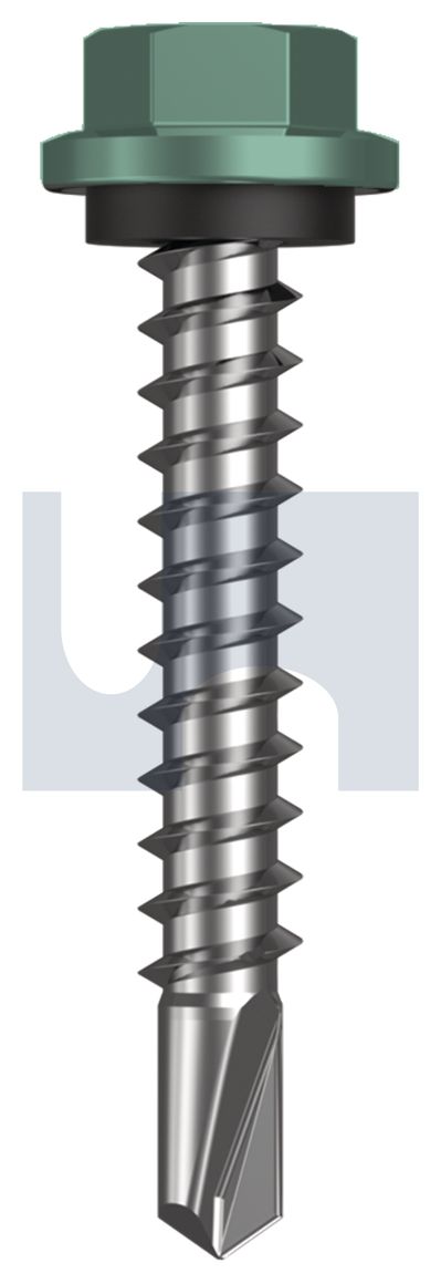 METAL SDS HEX HEAD + WASHER CL4 WI MET SEAL HX:14-10X 42 thumbnail 5