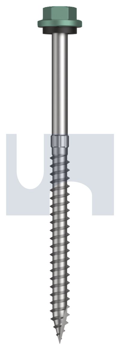 TYPE 17 HEX HEAD + WASHER CL4 WI T17 SEAL HX S:14-10X100 thumbnail 5