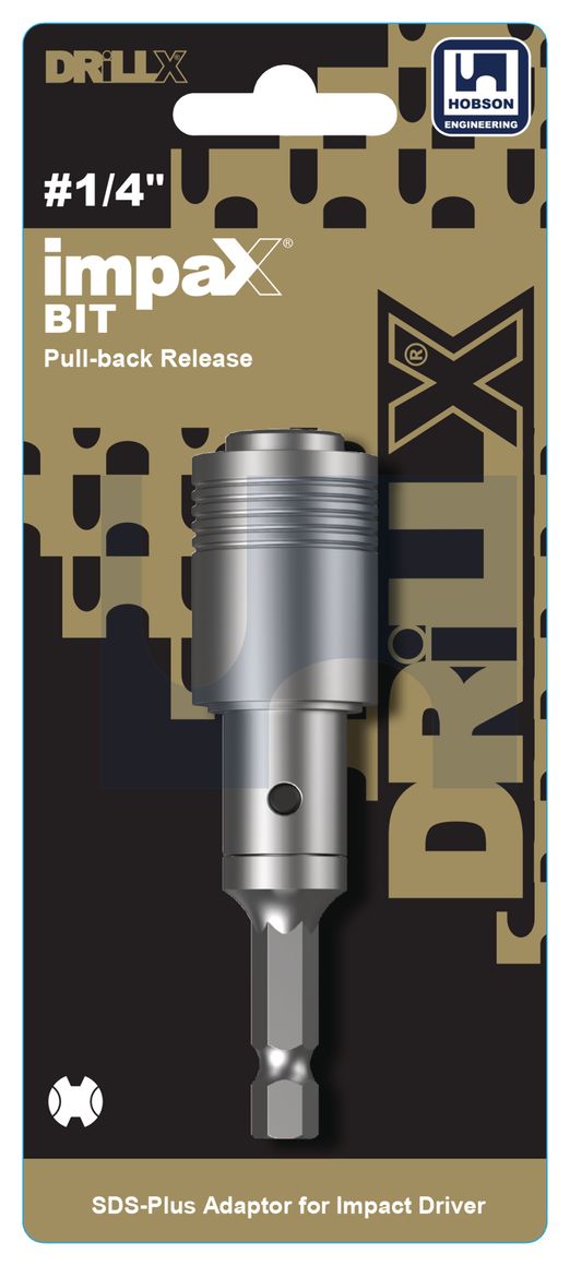 SDS PLUS ADAPTOR IMPAX SDS PLUS ADAPTOR SLV:1/4 thumbnail 5