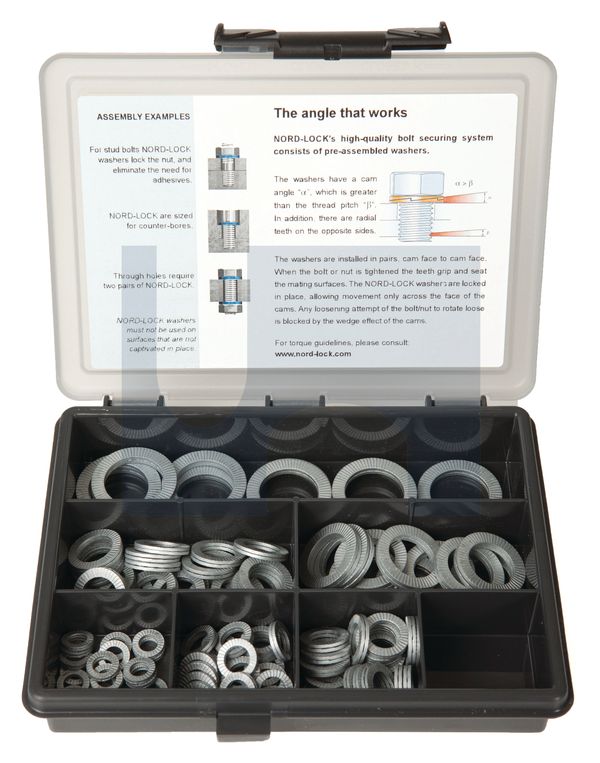 STANDARD WASHER KIT DPT NORD-LOCK ASSORT KIT 100PC thumbnail 5